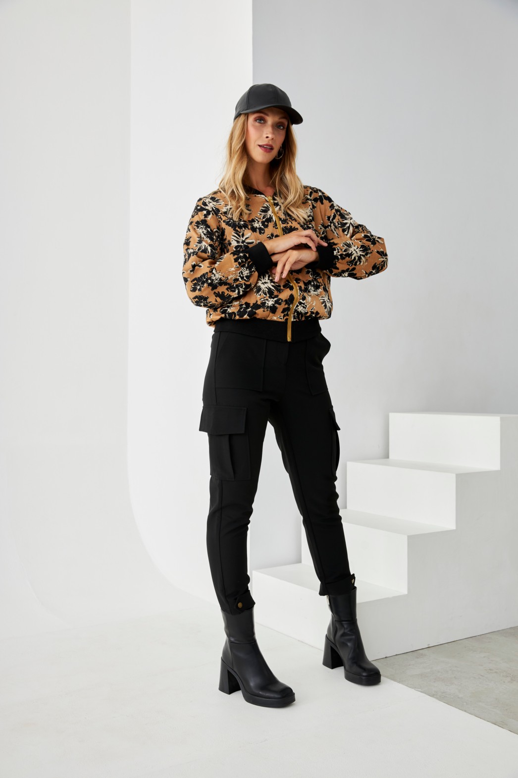 BOMBER JACKET FLORAL PRINT 2