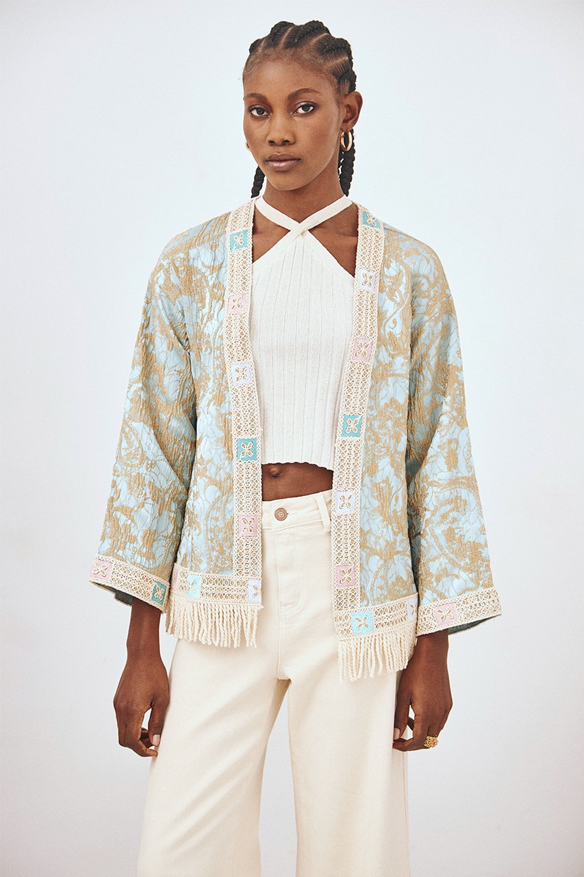 JACQUARD KIMONO 