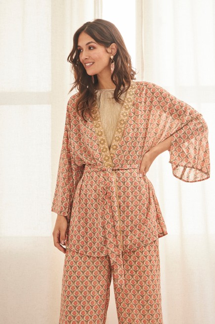 PRINTED KIMONO