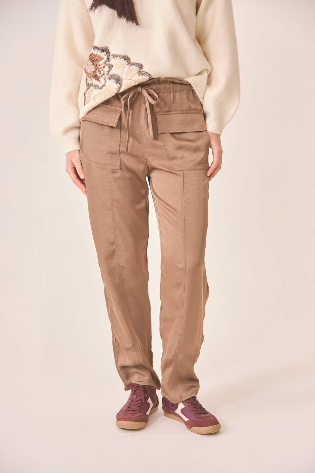 PANTALON SATINADO CARGO