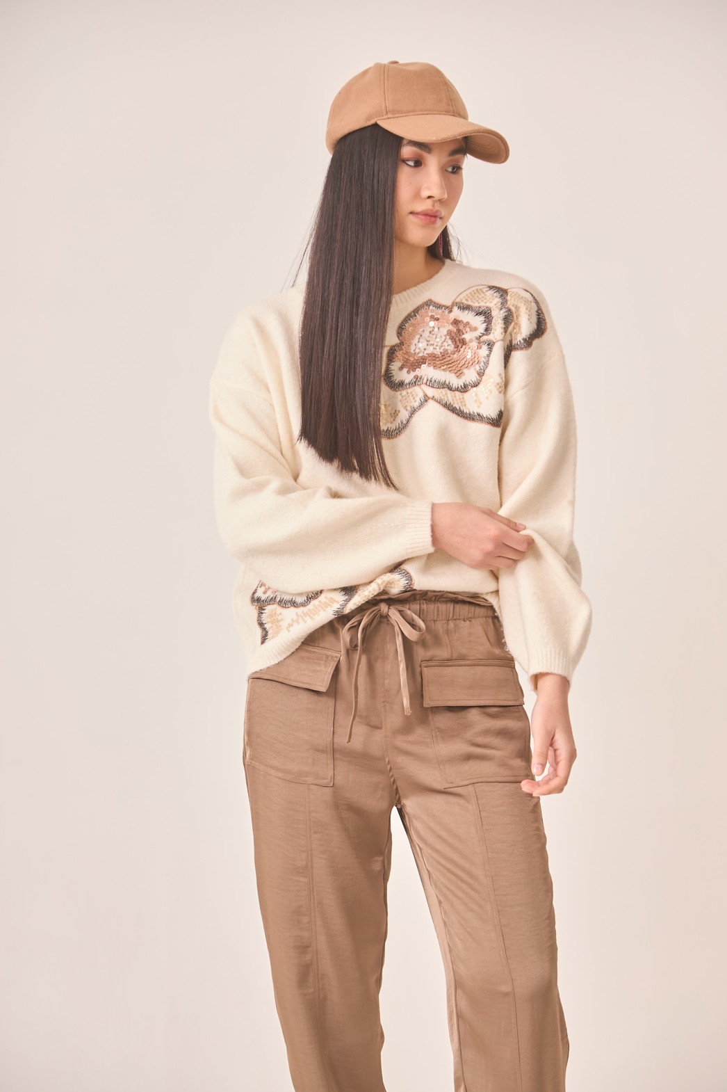 PANTALON SATINADO CARGO 3