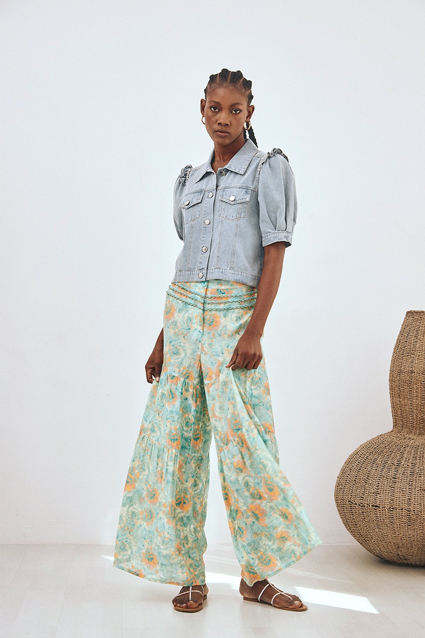 FLOWERS FLOWING PANTS