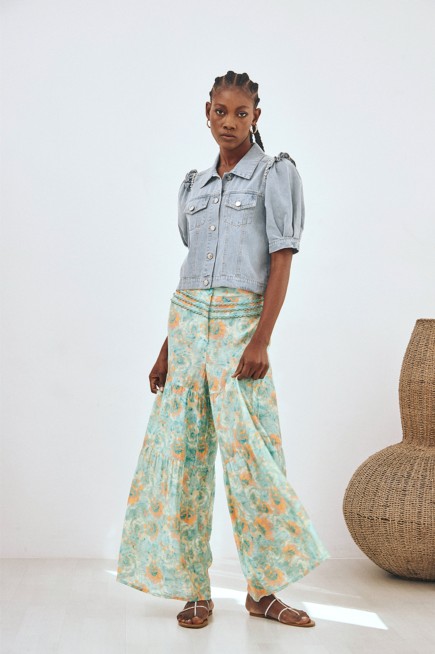 PANTALÓN FLUIDO FLORES