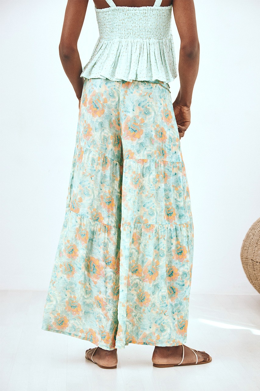 FLOWERS FLOWING PANTS