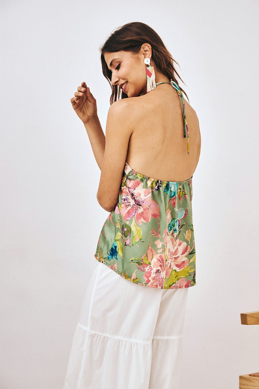 FLORAL HALTER TOP 3