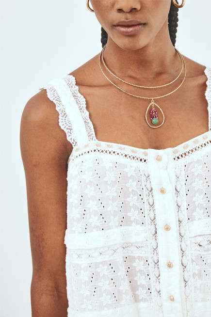 TOP BLONDA CROCHET