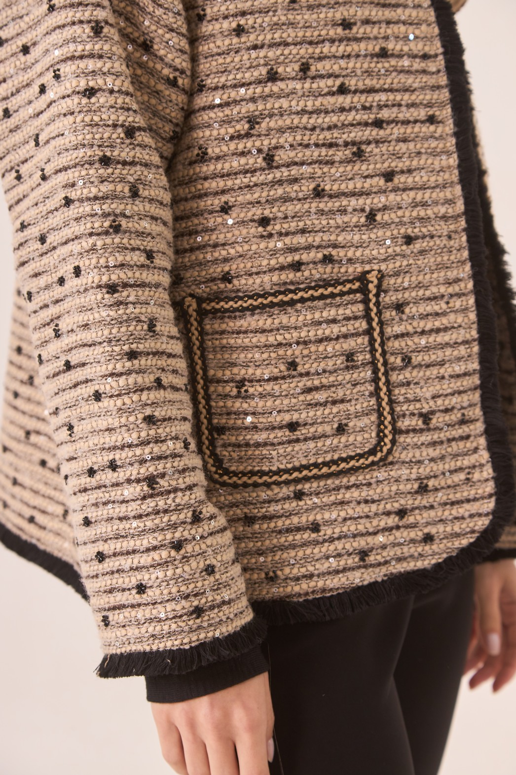 ABRIGO TWEED FANTASÍA 3