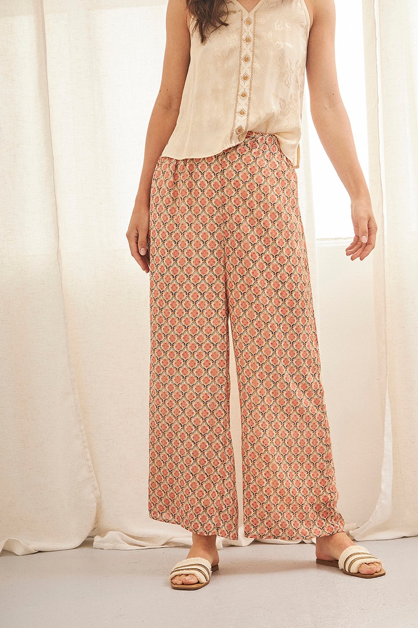 PRINTED PALAZZO TROUSERS 1
