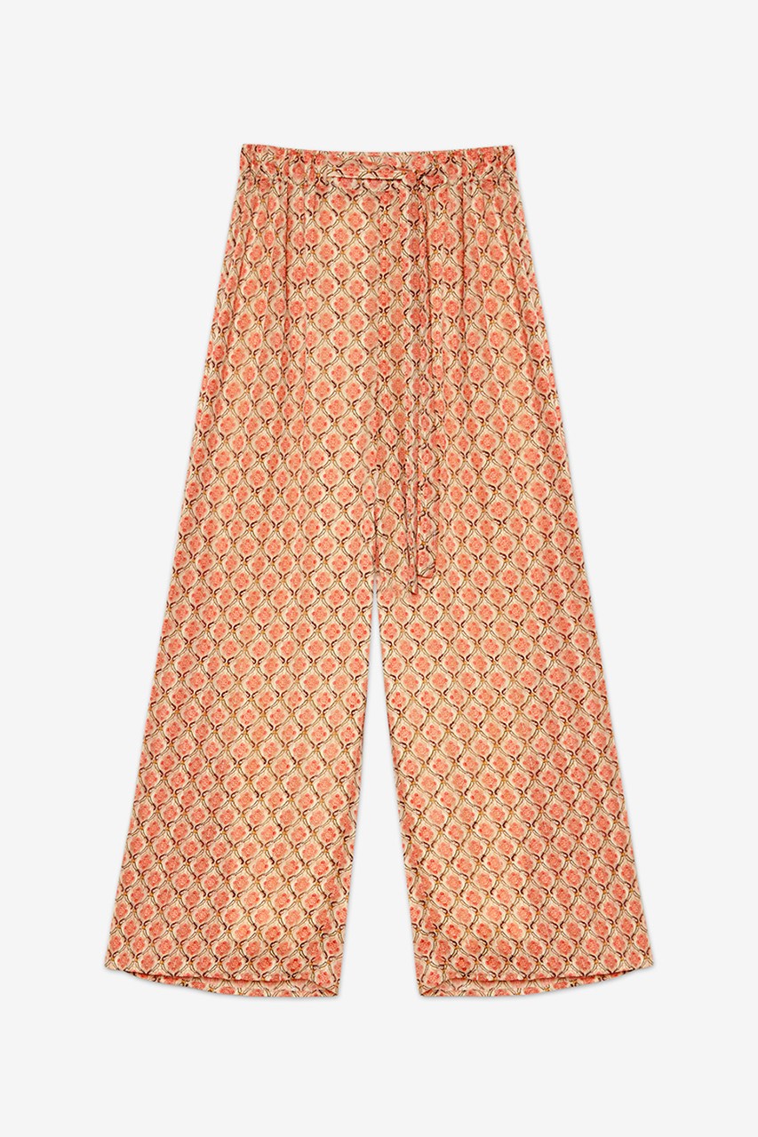 PRINTED PALAZZO TROUSERS 3