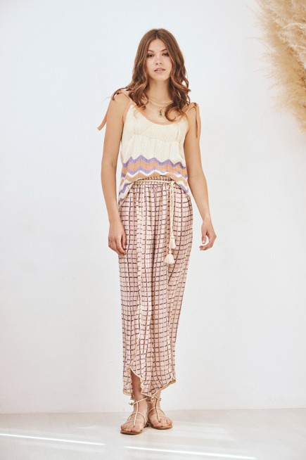 PANTALON FLUIDO CUADROS