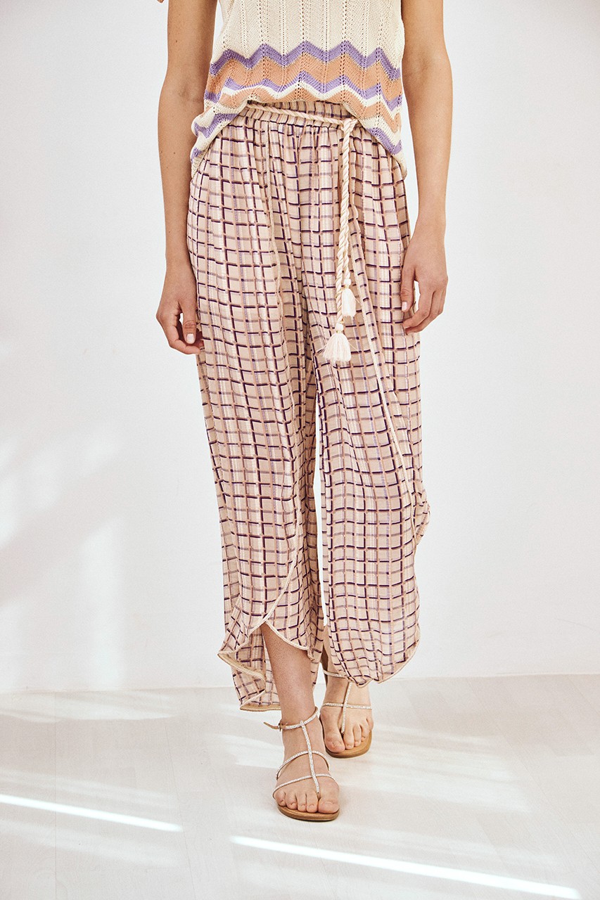 PANTALON FLUIDO CUADROS