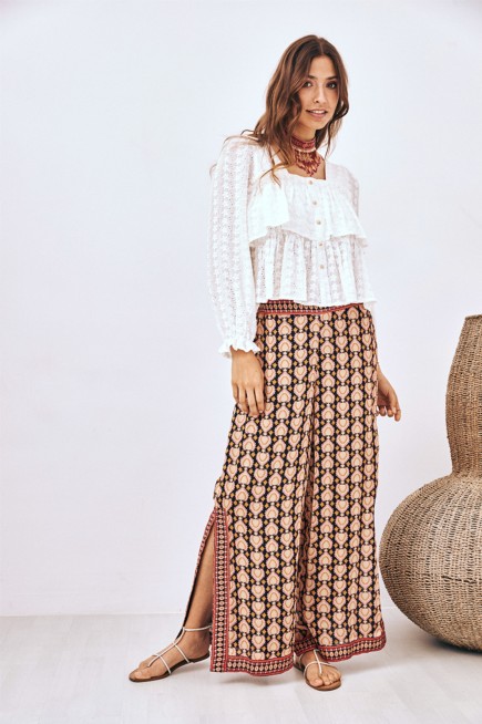 BLUSA VOLANTES FLORES