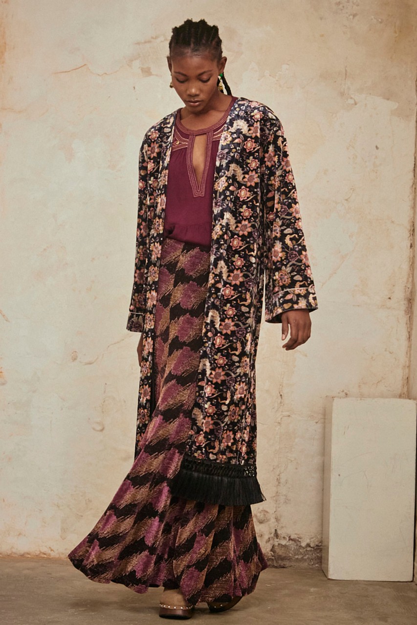 Kimono velvet dress shop