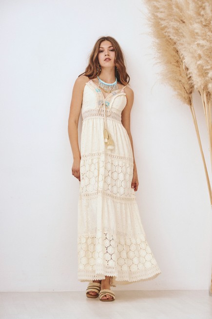 VESTIDO BORDADO CROCHET
