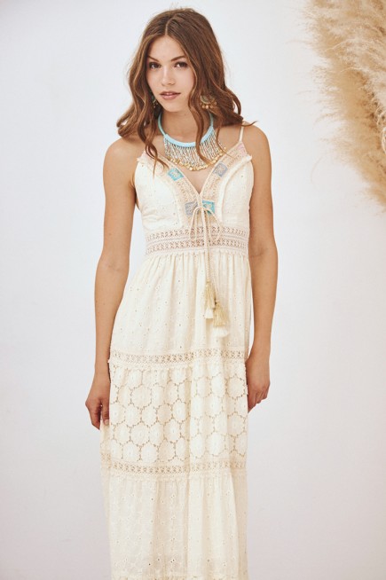 VESTIDO BORDADO CROCHET