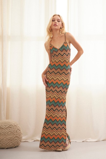 FITTED LONG DRESS