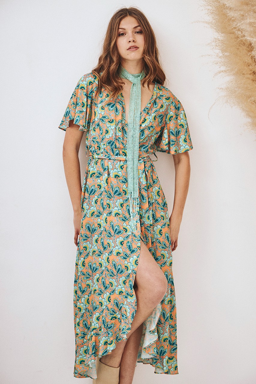 VESTIDO CRUZADO PLANTAS 1