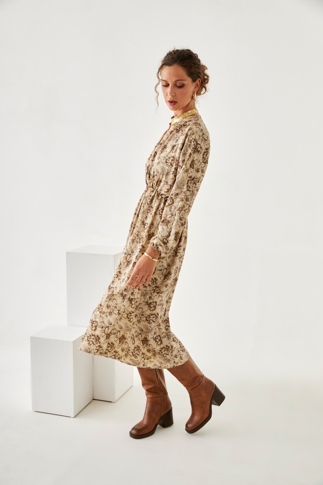 FLORAL MAO DRESS