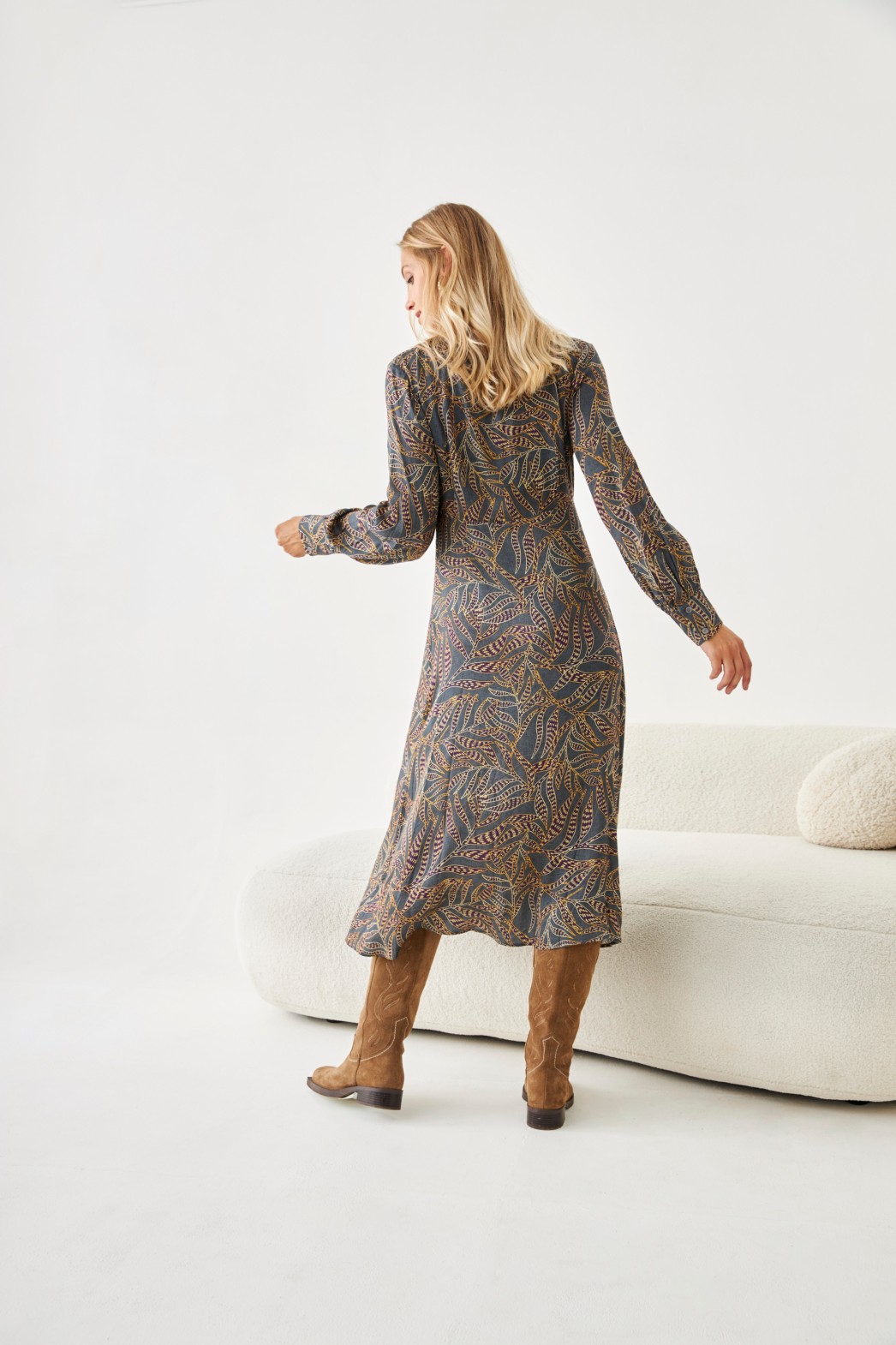 PLANTS MIDI DRESS 3