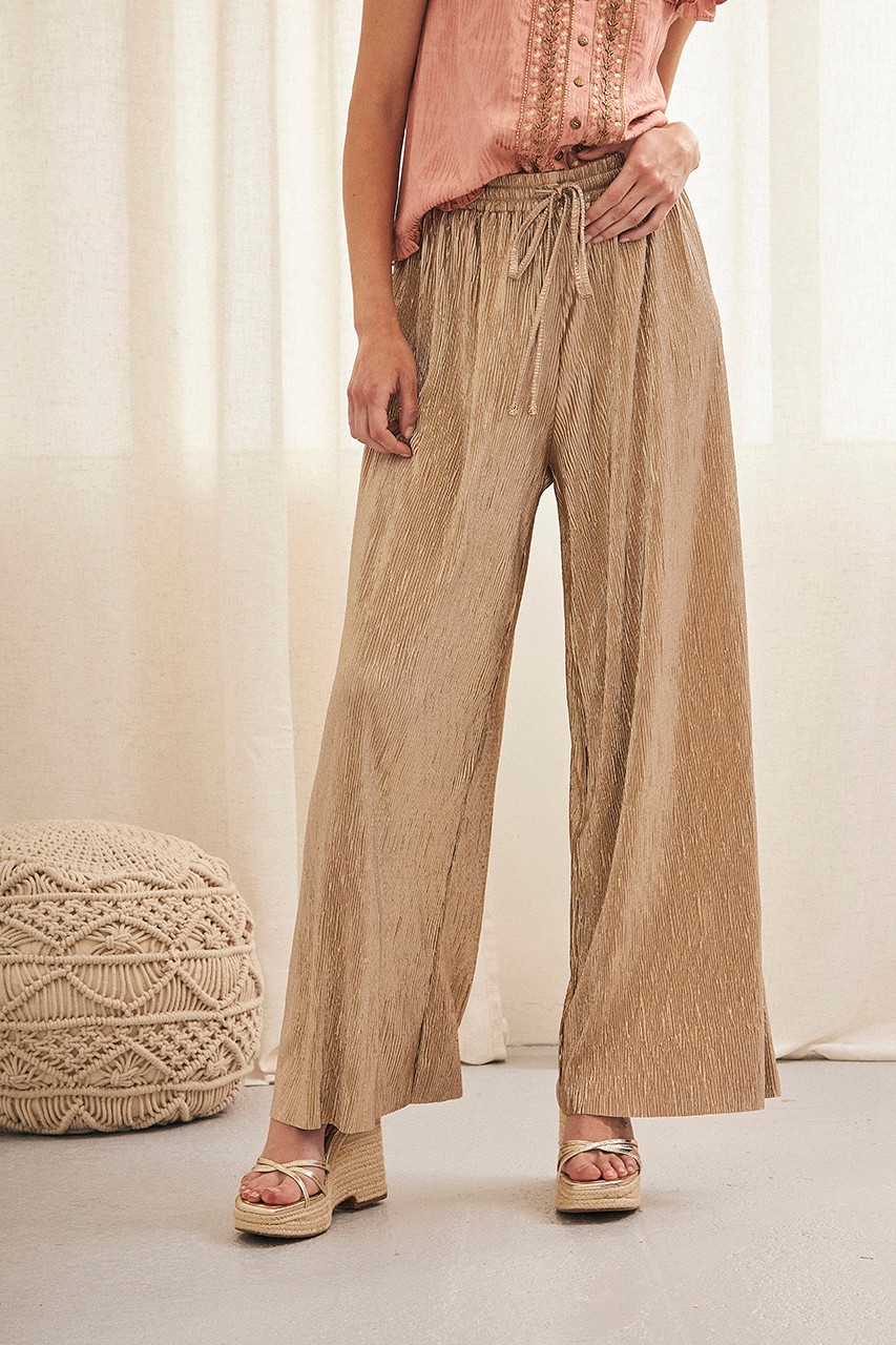LOOSE WOVEN TROUSERS 1