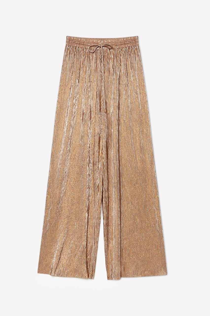 LOOSE WOVEN TROUSERS 3