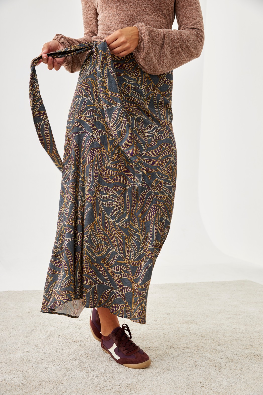 PLANTS LONG SKIRT