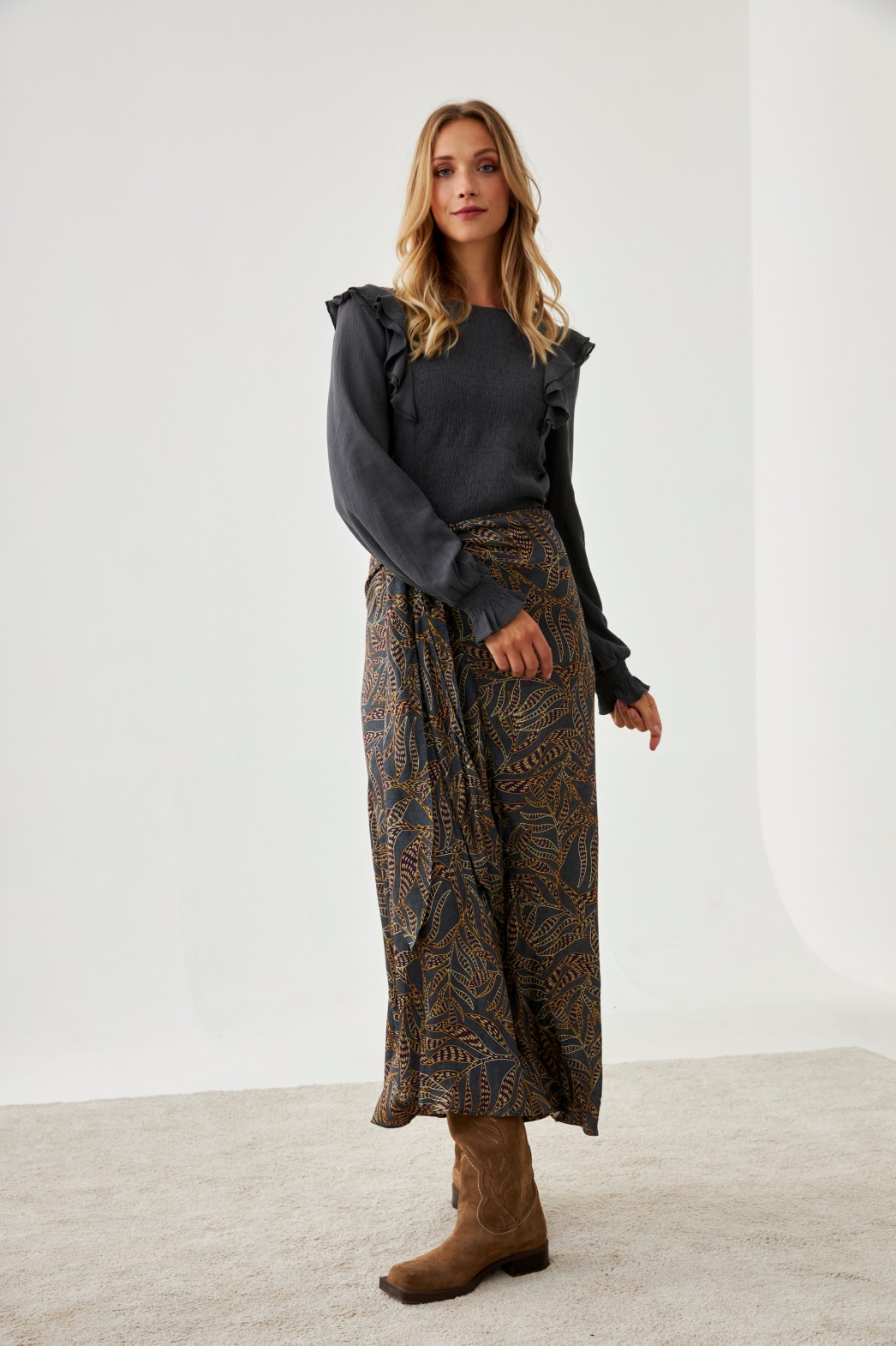 PLANTS LONG SKIRT