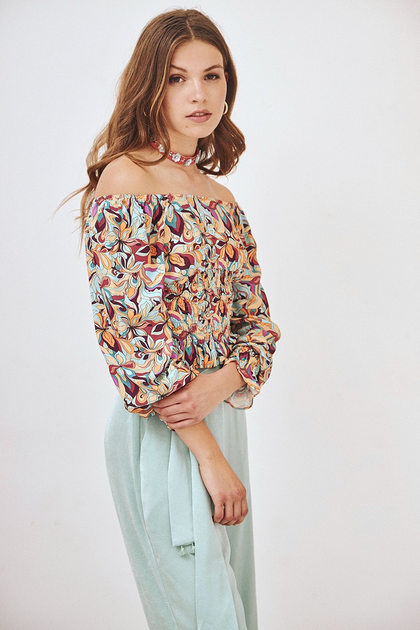 BLUSA RETRO FRUNCIDOS 2