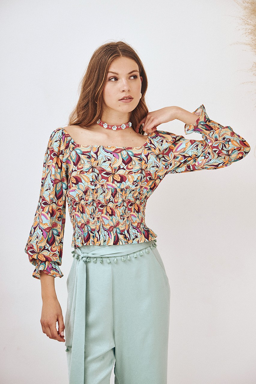 BLUSA RETRO FRUNCIDOS 3