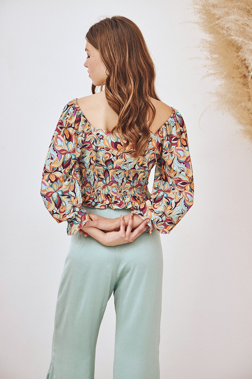 BLUSA RETRO FRUNCIDOS 4