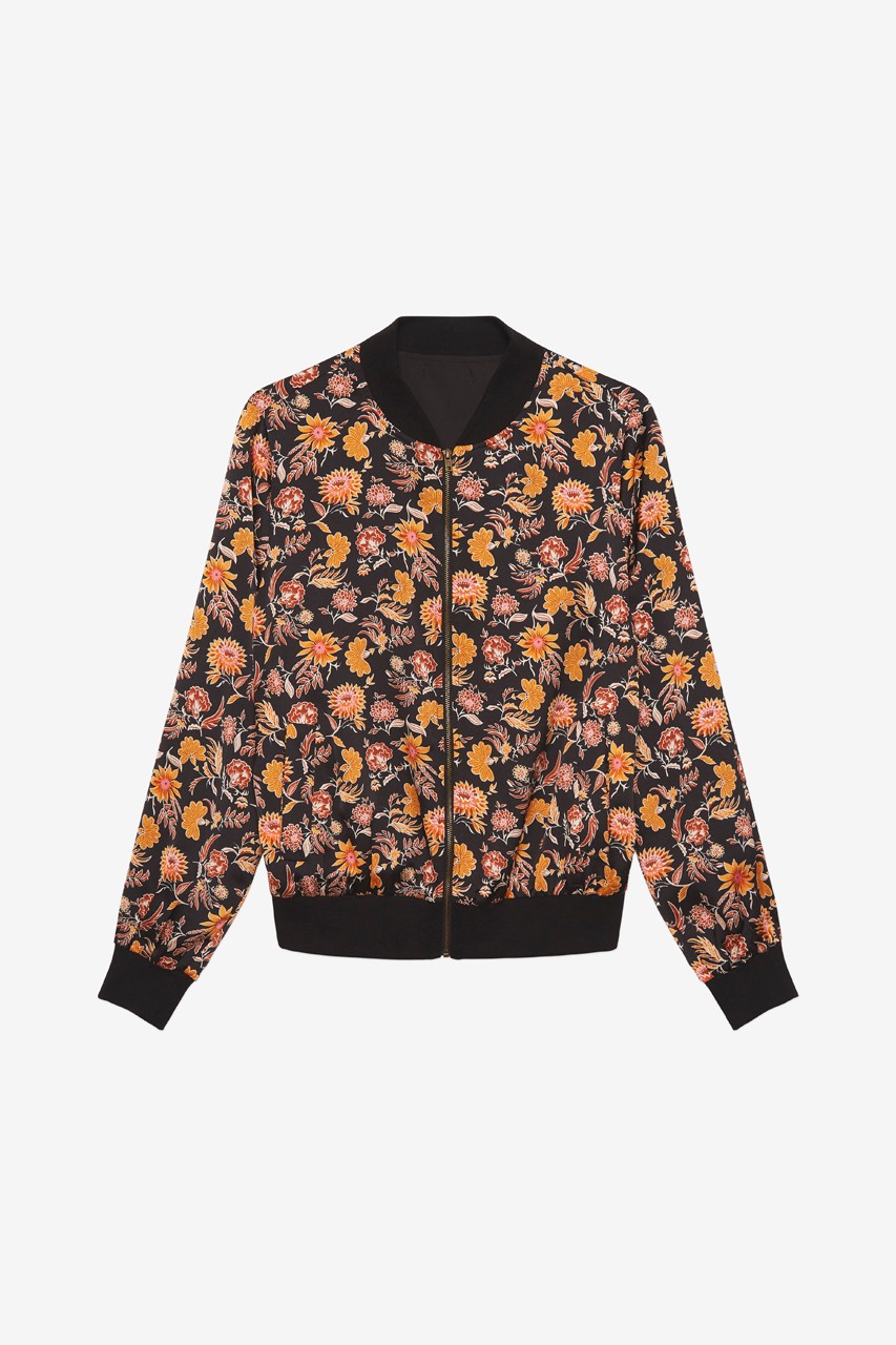 CHAQUETA BOMBER FLORES 4