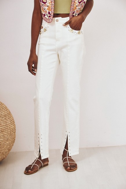 3D FLOWERS JEANS
