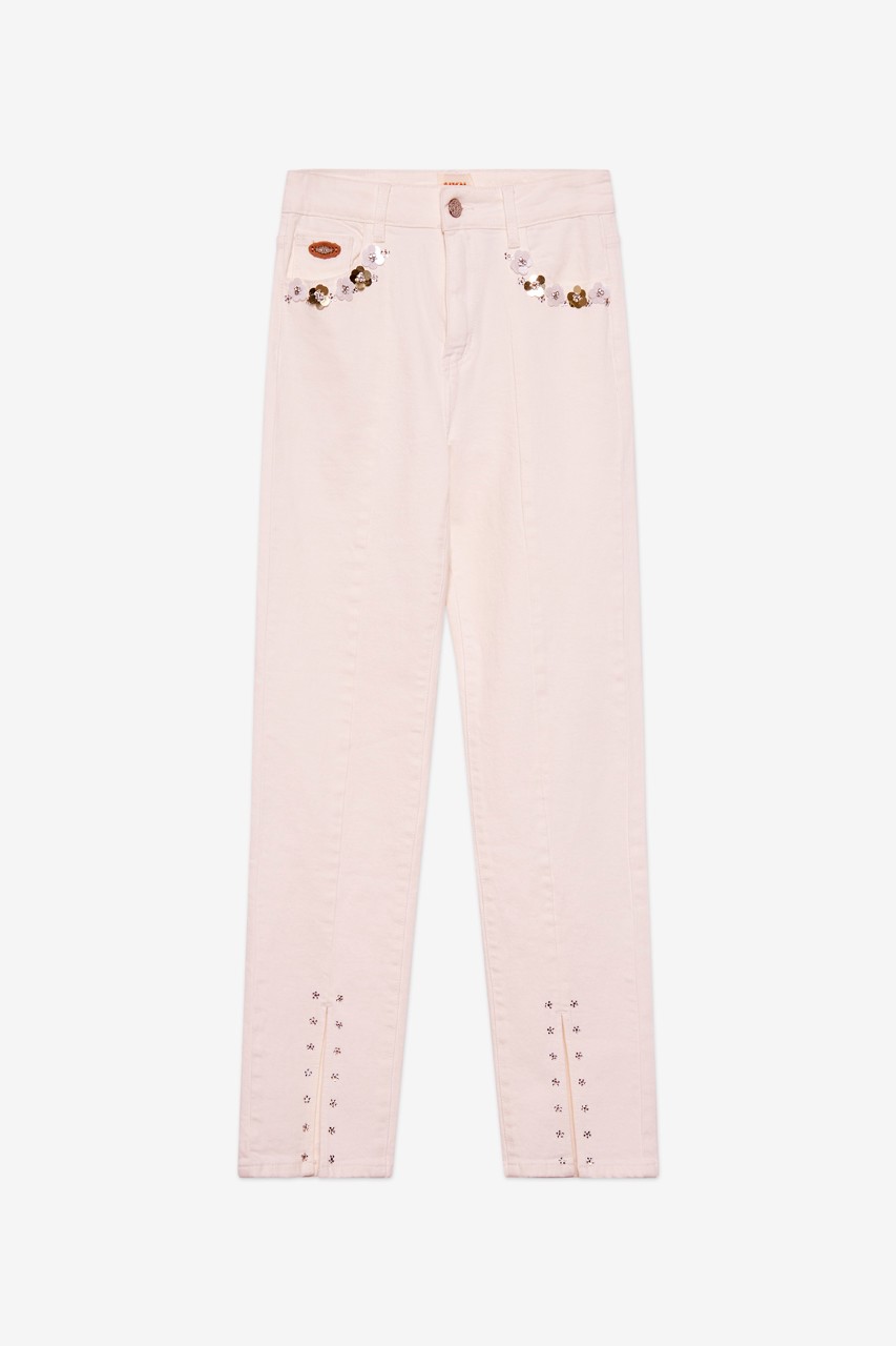 3D FLOWERS JEANS 4