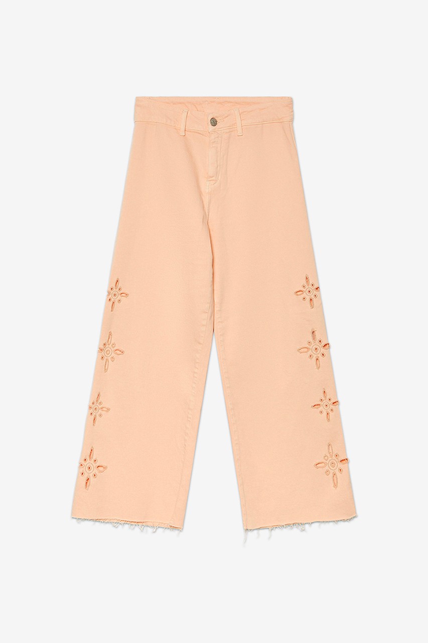 CULOTTE JEANS WITH EMBROIDERY 5