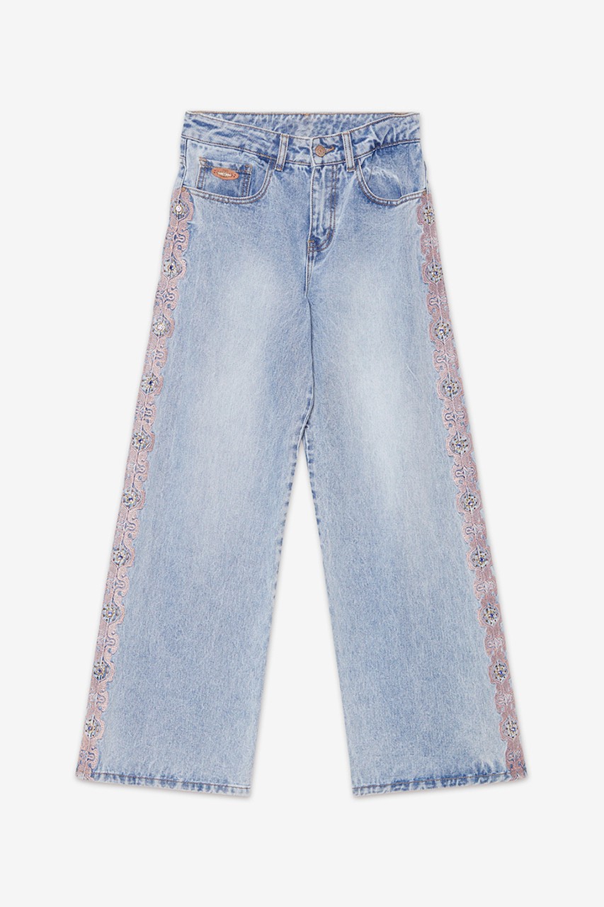 BAGGY JEANS SIDE EMBROIDERY 4