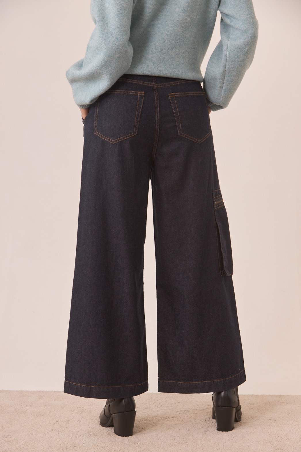 JEANS WIDE LEG CARGO 2