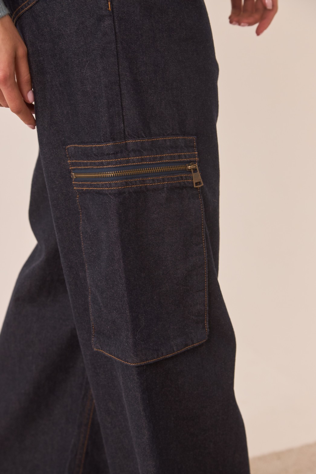 JEANS WIDE LEG CARGO 3