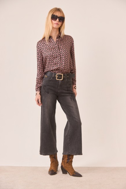 JEANS WIDE LEG BORDADO