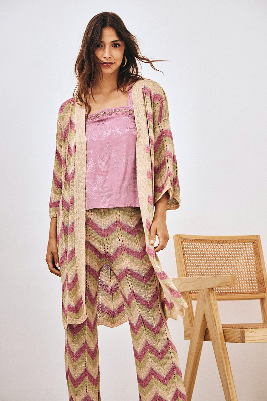 LONG JACQUARD KIMONO 3