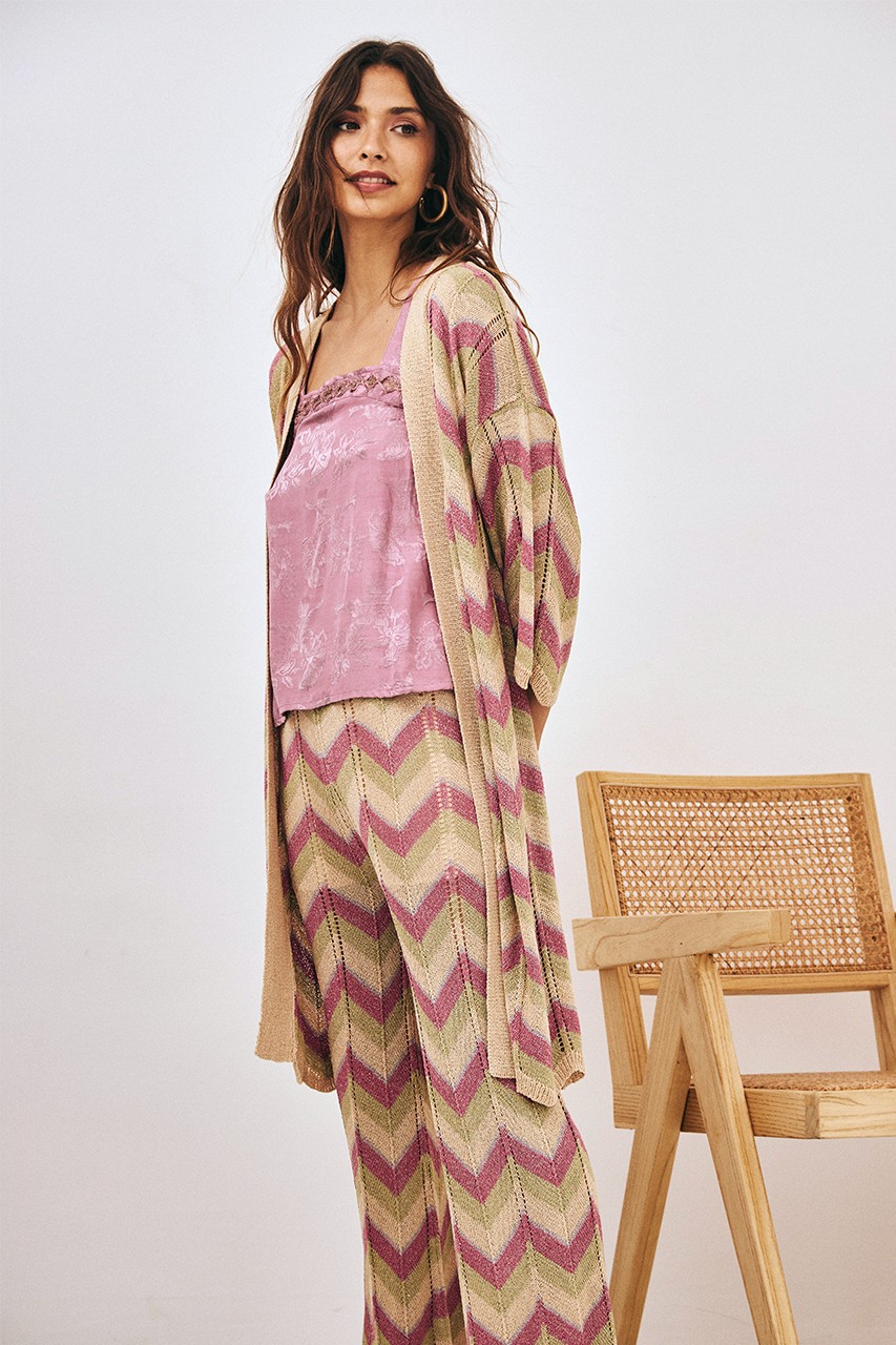 LONG JACQUARD KIMONO 4