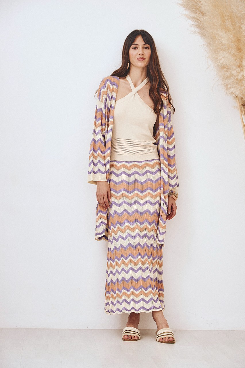 KIMONO LARGO PUNTO ZIGZAG 1