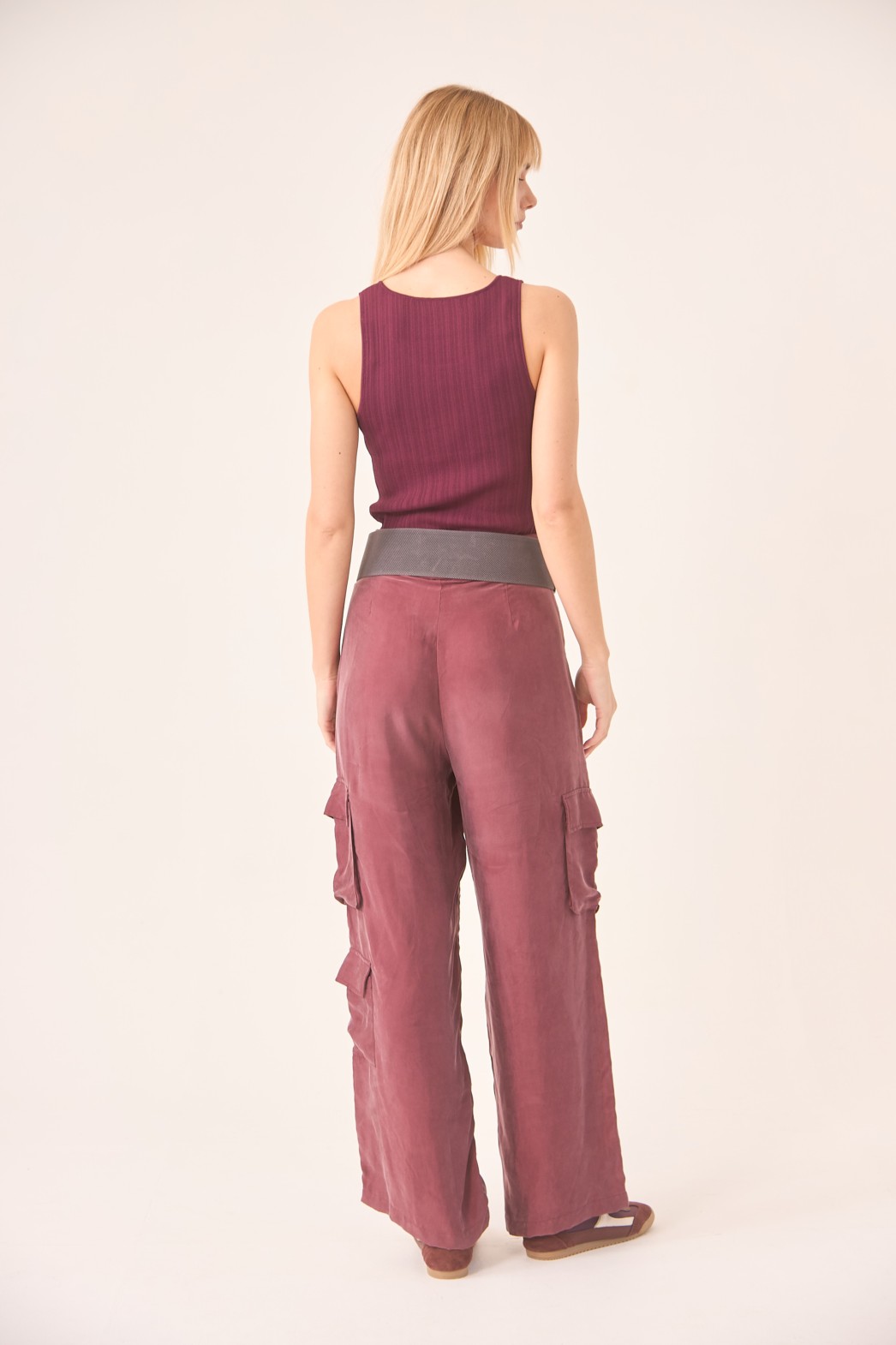 BURGUNDY KNITTED TOP