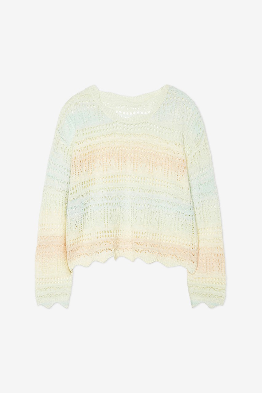 LONG SLEEVE GRADIENT SWEATER 4