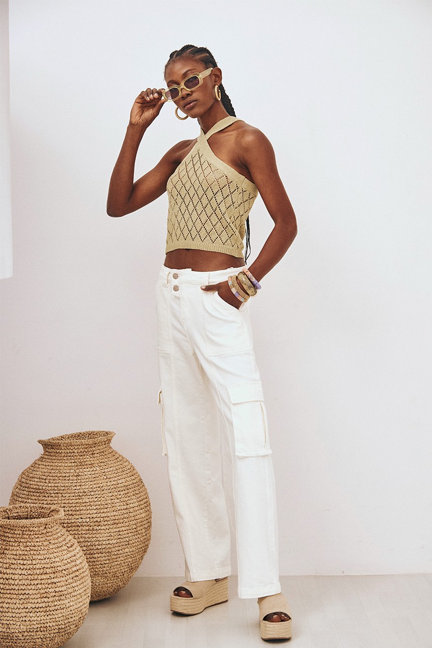TOP BÁSICO HALTER CALADO 4