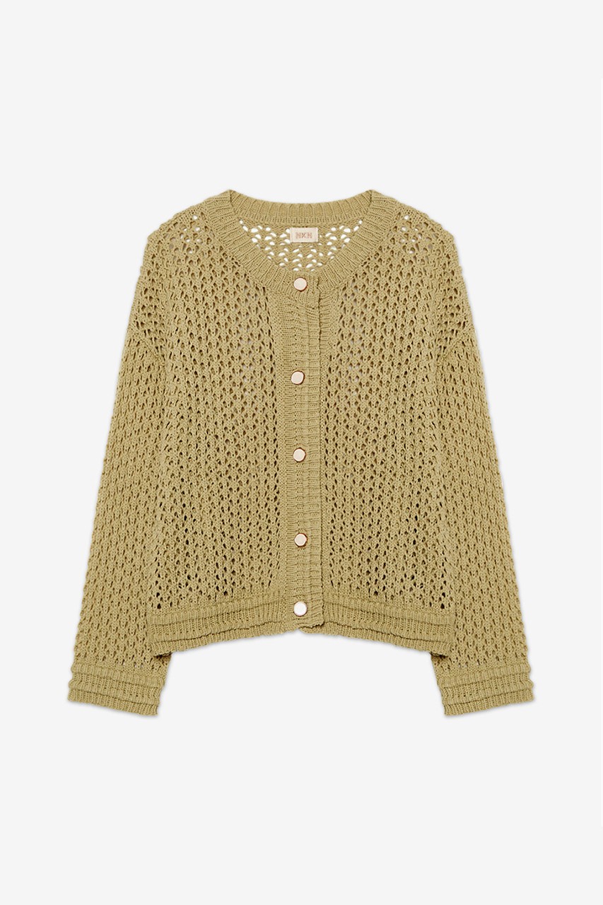 BUTTONED KNIT JACKET