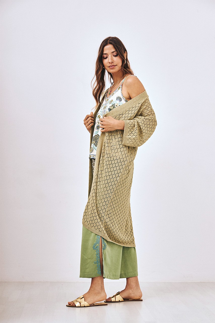 KIMONO LARGO PUNTO MIX 3