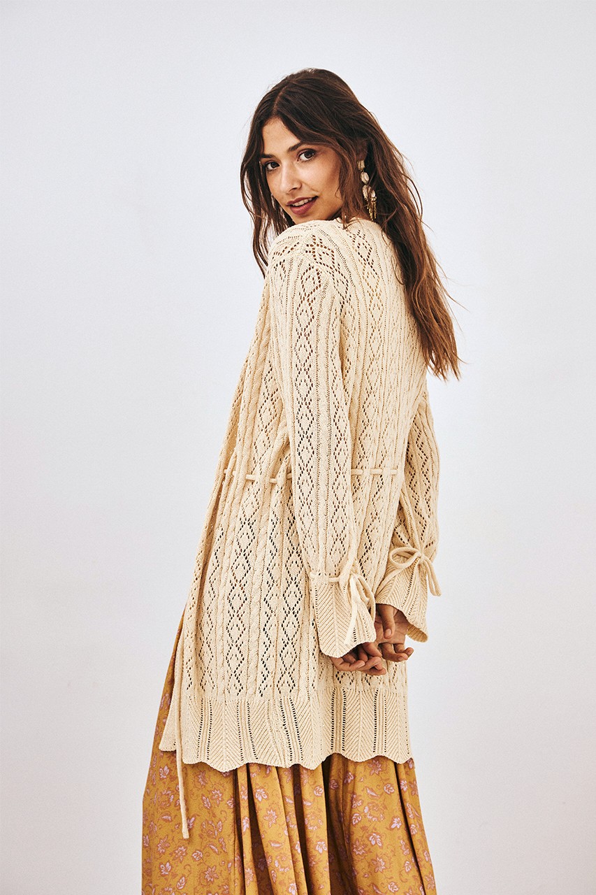 LONG KIMONO WITH MIX OPENWORK 2