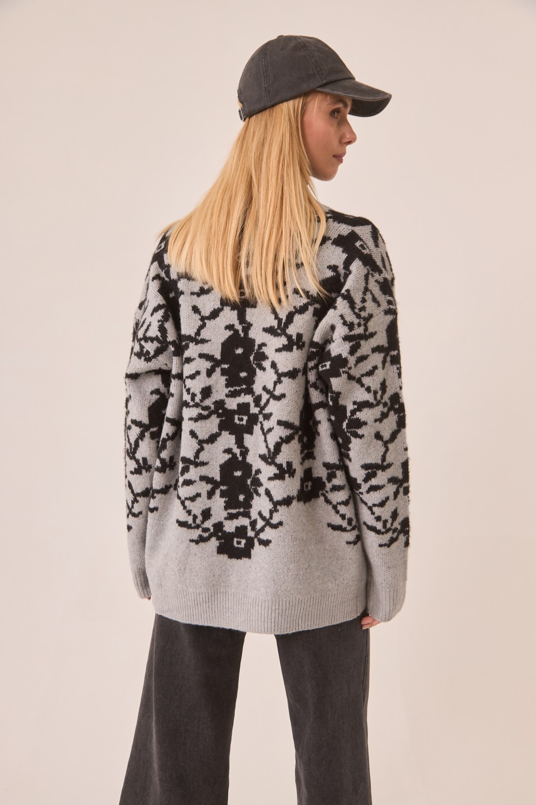 CARDIGAN JACQUARD FLORAL 1