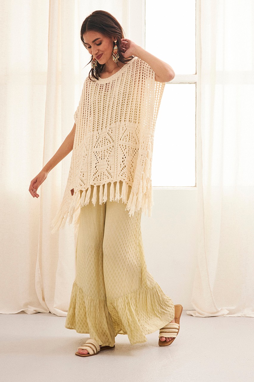PONCHO PUNTO FLECOS