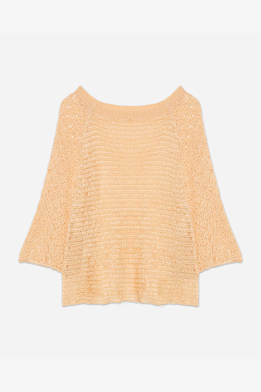 3/4 SLEEVE WOVEN TOP